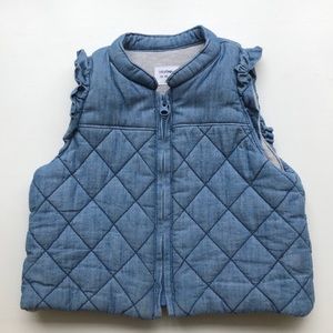 Baby GAP Chambray vest 12-18m